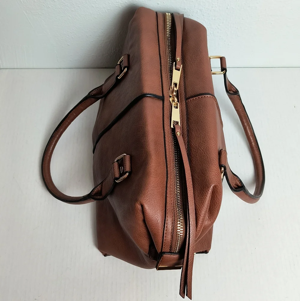 Aldo Brown Satchel Handbags Vintage Style